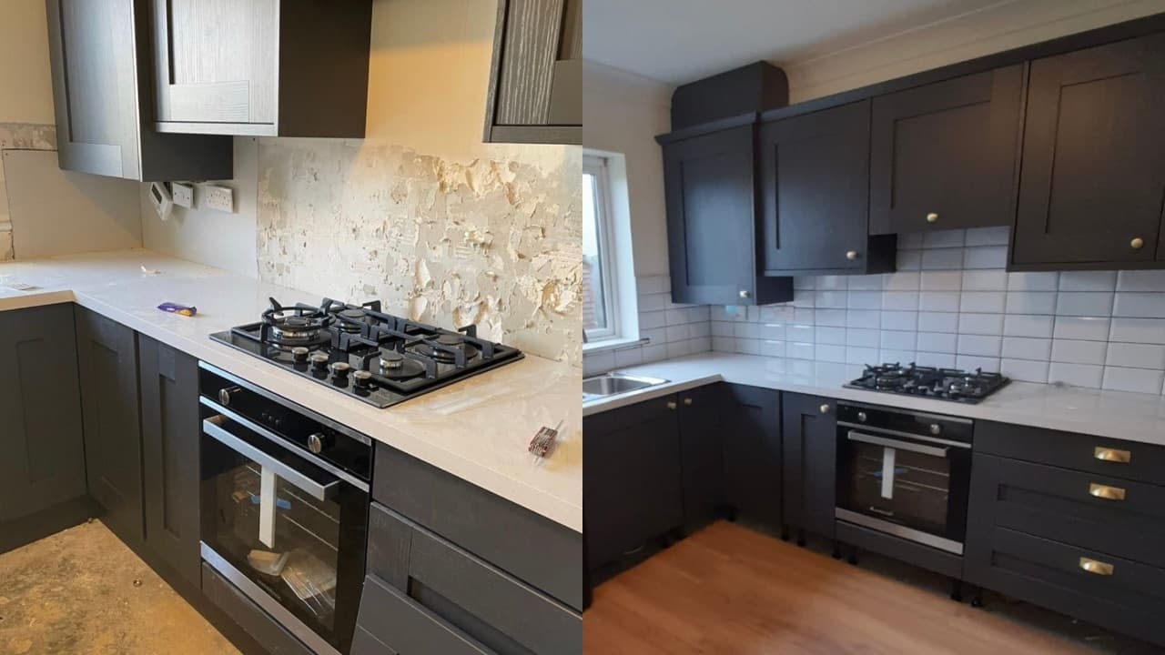 Professional kitchen renovation in manchester project completed by Adam verified tradespeople