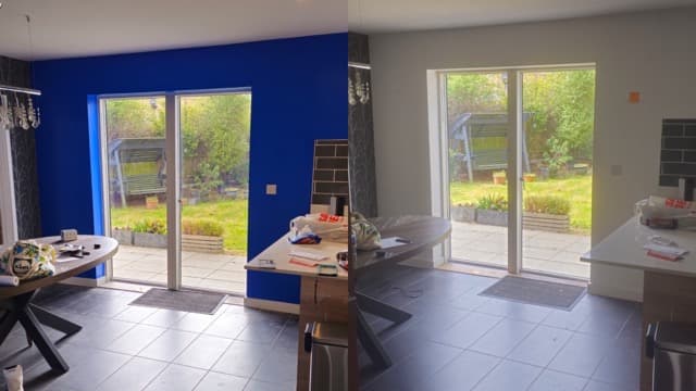 Professional kitchen painting in manchester project completed by Adam verified tradespeople